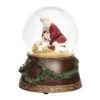 Roman Glitter Dome LED Multicolored Kneeling Santa Indoor Christmas Decor 5.88 In. -Roman Shop 05ed567c 7822 4e34 9939 8a6550ee47e3