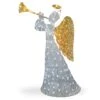National Tree Company LED White Angel With Trumpet 60 In. Yard Decor 2 National Tree Company LED White Angel With Trumpet 60 In. Yard Decor -Roman Shop 06ac3427 a42e 435f a336 7ca643e69adb