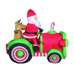 Celebrations Santa With Tractor 6 Ft. Inflatable -Roman Shop 1748254f 783c 49ea b9ac fc4ef6968ac9
