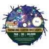 Holiday Bright Lights LED Rice Cluster Blue 768 Ct String Christmas Lights -Roman Shop 180c75b4 73dc 4f59 9d7d cd64d3454d25