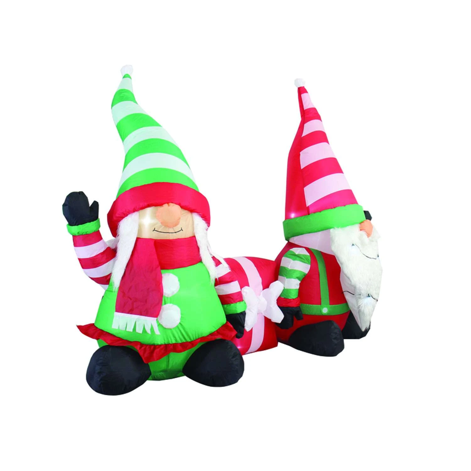 Celebrations Gnome Couple 5 Ft. Inflatable 4 Celebrations Gnome Couple 5 Ft. Inflatable - Image 2