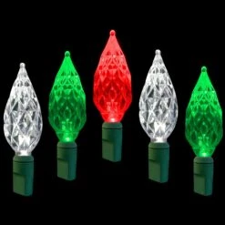 Holiday Bright Lights LED Mini Multicolored 50 Ct Novelty Christmas Lights