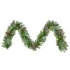 Celebrations 12 In. D X 9 Ft. L LED Prelit Warm White Icy Mixed Pine Garland