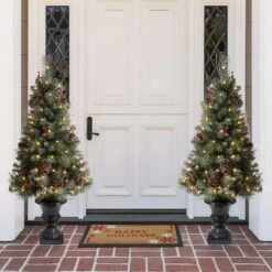 Glitzhome 4 Ft. Slim LED 100 Ct Classic Christmas Tree 7 Glitzhome 4 Ft. Slim LED 100 Ct Classic Christmas Tree -Roman Shop 29782d59 0693 4cad 89de 4ee70131fe29