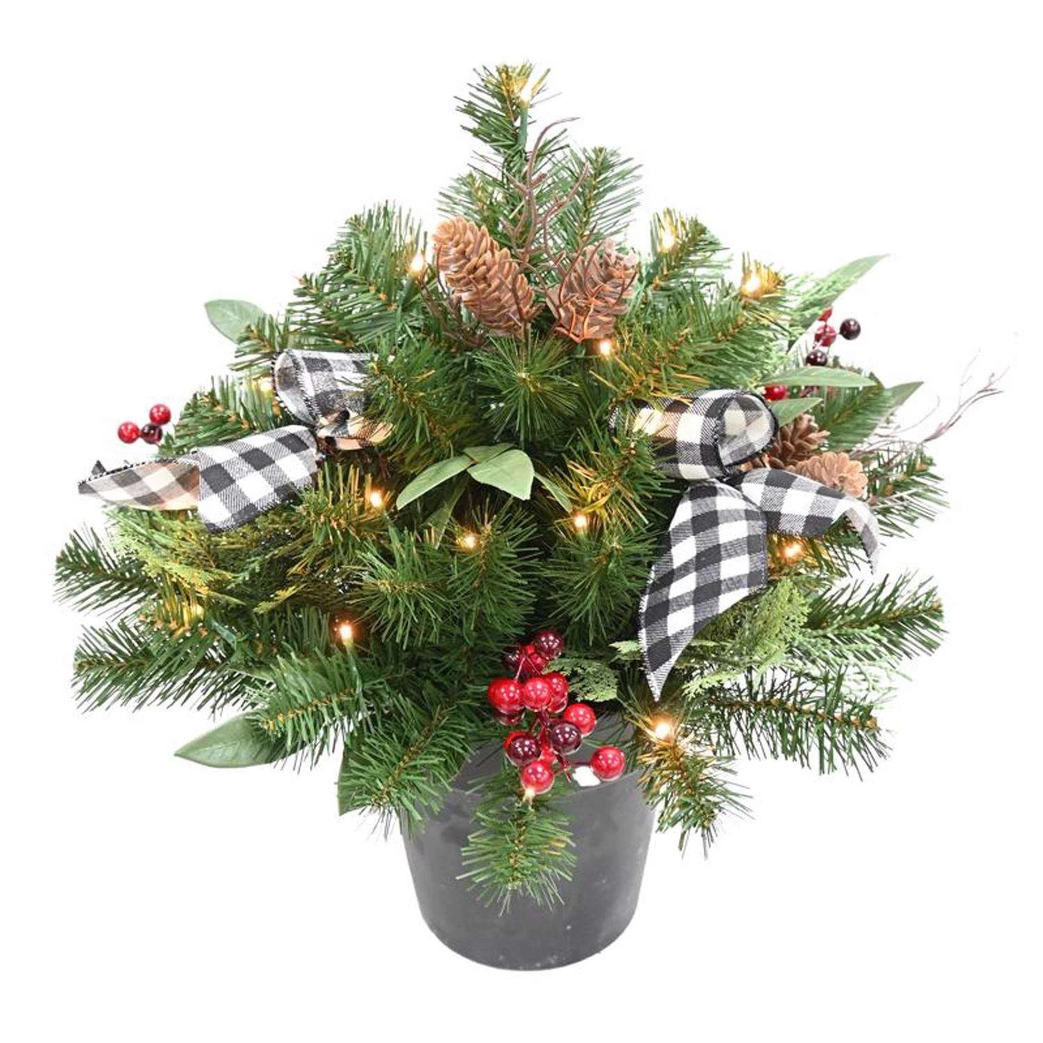 Celebrations 1-1/2 Ft. Pine And Berries Urn Filler 1 Pk 3 Celebrations 1-1/2 Ft. Pine And Berries Urn Filler 1 Pk