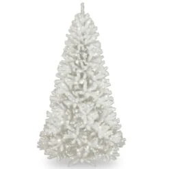 National Tree Company 7-1/2 Ft. Full Incandescent 600 Ct North Valley White Spruce Christmas Tree