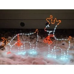 Celebrations LED Standing Reindeer 35 In. Yard Decor -Roman Shop 325bf671 f1e3 47b3 b493 73d520e0ccf0