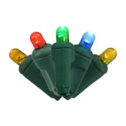 Celebrations Platinum LED Mini Multicolored 50 Ct String Christmas Lights 25 Ft.