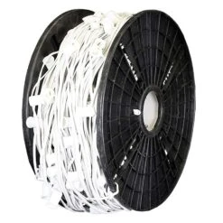 Holiday Bright Lights LED C9 String Socket Light Cord On Reel