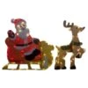 Gemmy Flat-tastic LED Santa In Sleigh With Deer 3 Ft. Yard Decor -Roman Shop 3c75dcee c01c 43d3 9cf7 455070ca8f9a