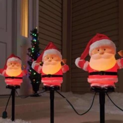 Celebrations Incandescent Clear Santa 6 In. Pathway Decor