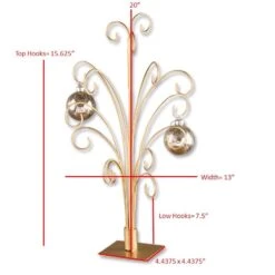 Tripar Gold 12-Arm Christmas Tree 20 In. 8 Tripar Gold 12-Arm Christmas Tree 20 In. -Roman Shop 4c59af68 06ff 4801 8825 31cf1e13608c