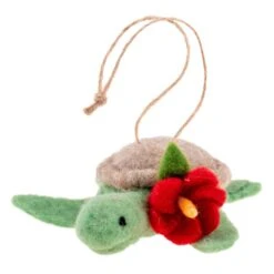 Karma Gifts Multicolored Island Sea Turtle Ornament 1.25 In.