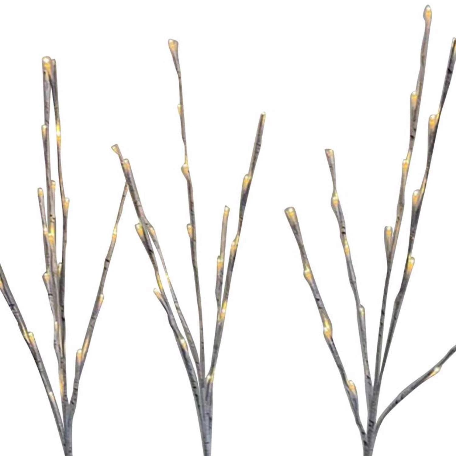 Celebrations LED Warm White Lighted Birch Twigs 32 In. Yard Decor 3 Celebrations LED Warm White Lighted Birch Twigs 32 In. Yard Decor