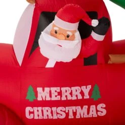 Glitzhome Santa On Pick Up Truck Decor 70.87 In. Inflatable -Roman Shop 4e5d8f0a eae2 4658 95c2 717e07f7da6c