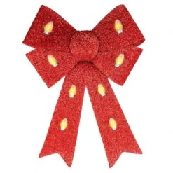 Magic Seasons LED Warm White Bow 17 In. Hanging Decor -Roman Shop 4f0d877f bfc1 4bce b363 0ed0eafb0c45