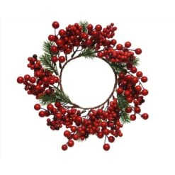 Everlands 10 In. D Berry Wreath
