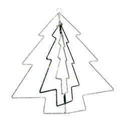 Celebrations LED Clear/Warm White Tree 12 In. Hanging Decor