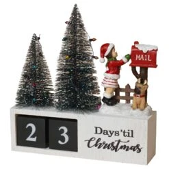 Gerson Multicolored Holiday Countdown Indoor Christmas Decor 9 In.