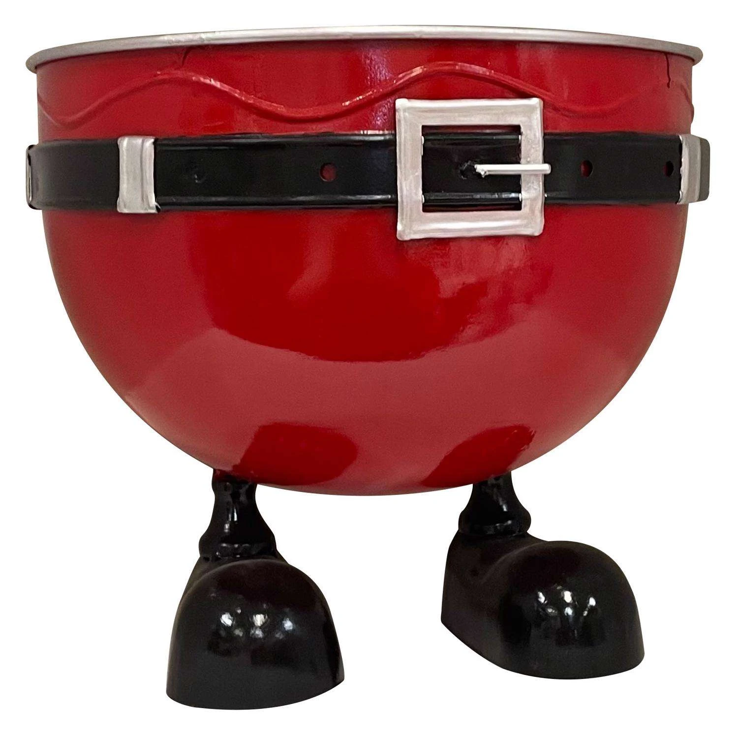 Sullivans Black/Red Santa Footed Indoor Christmas Decor 7 In. 3 Sullivans Black/Red Santa Footed Indoor Christmas Decor 7 In.