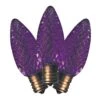Holiday Bright Lights LED C9 Purple 25 Ct Replacement Christmas Light Bulbs