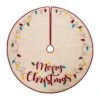 Glitzhome Multicolored Merry Christmas Tree Skirt 0.2 In. -Roman Shop 65962f6f 83b1 4abd 8a8b 50d95b2b5e65