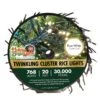 Holiday Bright Lights LED Rice Cluster Pure White 768 Ct String Christmas Lights -Roman Shop 679b9b57 7050 48e6 8a4f b7f197fa1e24