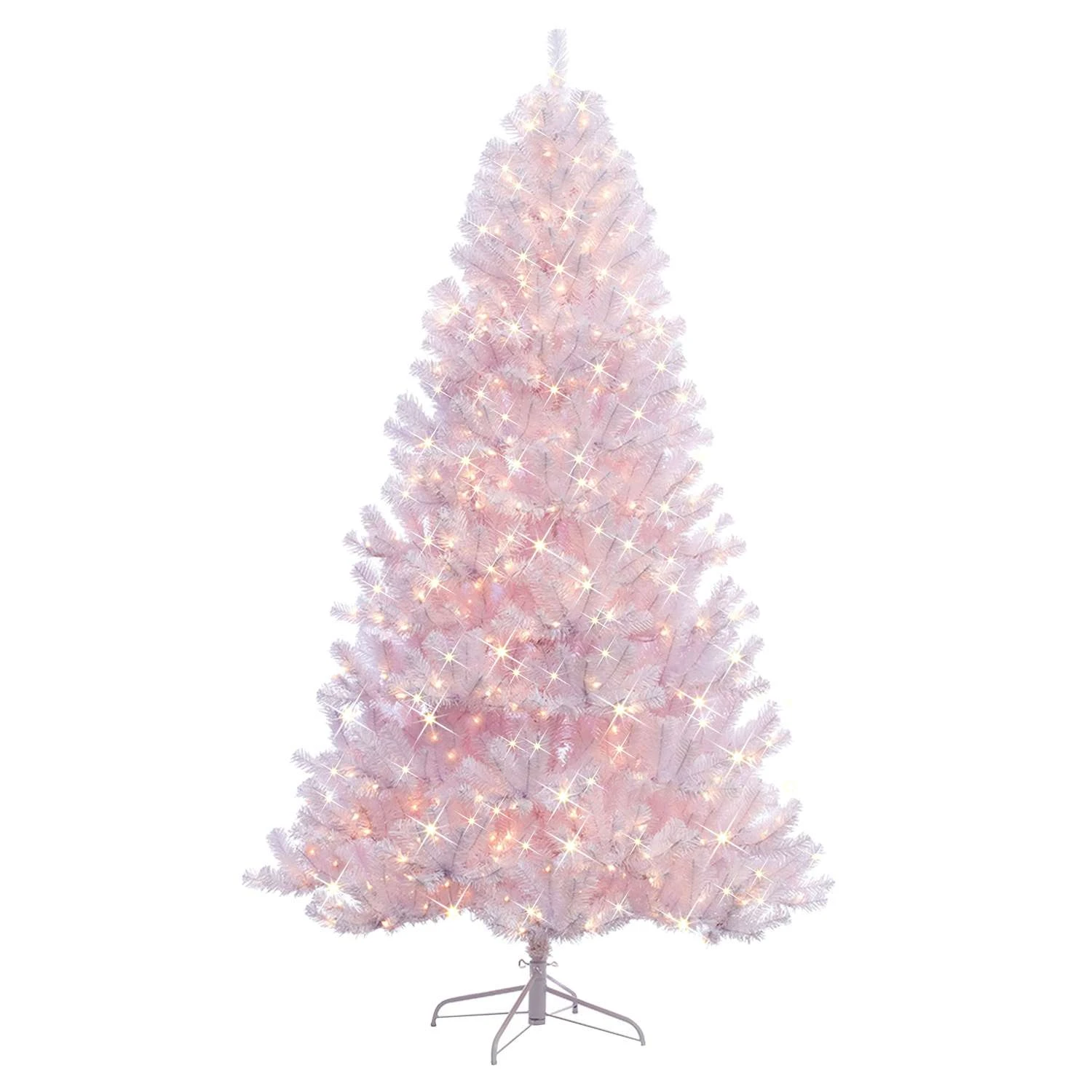 Puleo International 7-1/2 Ft. Full Incandescent 600 Ct White Northern Fir Christmas Tree 3 Puleo International 7-1/2 Ft. Full Incandescent 600 Ct White Northern Fir Christmas Tree