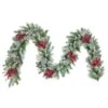 Celebrations 12 In. D X 9 Ft. L LED Prelit Warm White Snow Frosted Garland 2 Celebrations 12 In. D X 9 Ft. L LED Prelit Warm White Snow Frosted Garland -Roman Shop 71be194c 02eb 44bf 9b56 b7cd4596582d