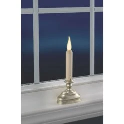 Xodus Innovations LED Pewter Flameless Flickering Candle 8.5 In. -Roman Shop 82285cd0 b705 4fcf 84d1 793606ce3df5