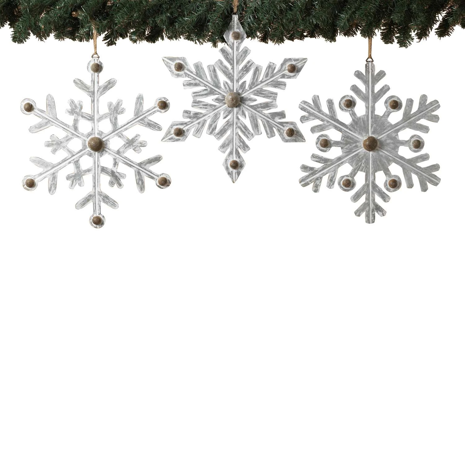Gerson Multicolored Snowflake Ornament 16.5 In. 3 Gerson Multicolored Snowflake Ornament 16.5 In.
