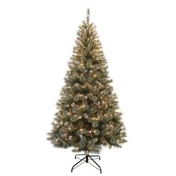Celebrations 7 Ft. Full Incandescent 400 Lights Cashmere Christmas Tree