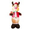 Glitzhome Reindeer Holding Candy Cane 94.49 In. Inflatable 1 Glitzhome Reindeer Holding Candy Cane 94.49 In. Inflatable -Roman Shop 8bf83062 27bf 42b1 830b 9b7636bce61a