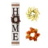 Glitzhome Multicolored Home With 3 Interchangeable Floral Wreaths Porch Sign 42 In. 2 Glitzhome Multicolored Home With 3 Interchangeable Floral Wreaths Porch Sign 42 In. -Roman Shop 8d282fae 8b56 4e8f 8ba5 71ce53f64b38