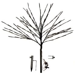 Celebrations Platinum LED Warm White Light Burst 32 In. Yard Decor -Roman Shop 9391ce13 e8e9 41b6 b494 6e33089bd7c7