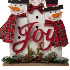 Glitzhome Muticolored Snowman Family Table Decor 18 In. -Roman Shop 94328e3d 4597 49a8 a5ae bff840869c39