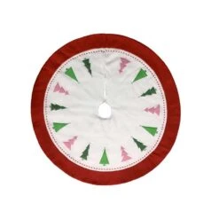 Celebrations Home Multicolored Tree Skirt 28 In.