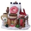 Lemax Multicolored Dudley's Donut Shop Christmas Village 5 In.
