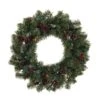Celebrations 24 In. D Incandescent Prelit Multicolored Northern Pine Christmas Wreath