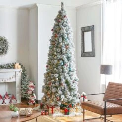 Glitzhome 9 Ft. Pencil LED 500 Ct Pine Artificial Christmas Tree -Roman Shop a83a45f2 5cc3 48bd ba9f f4f8ea2ff221