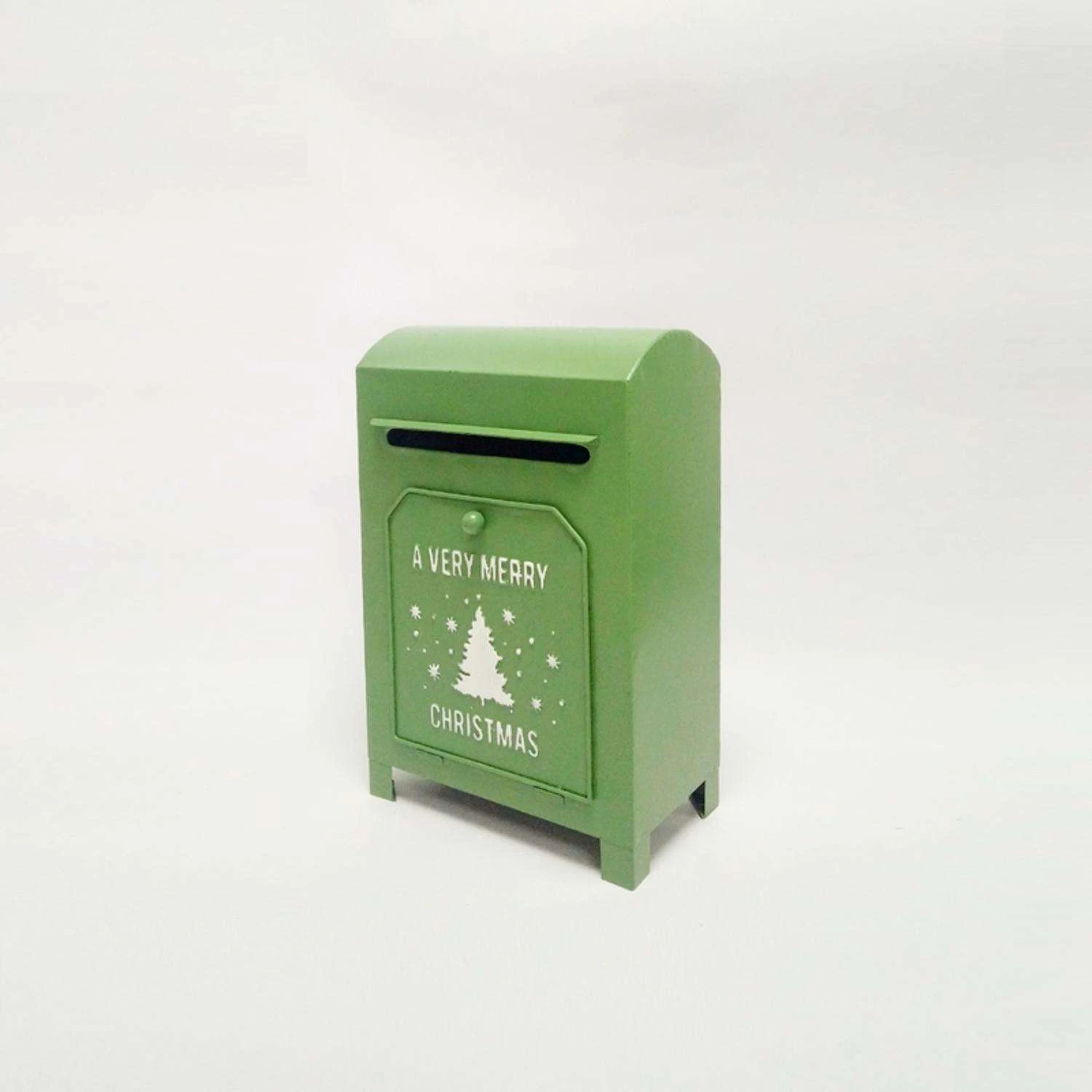 Celebrations Green Merry Christmas Mail Box 3 Celebrations Green Merry Christmas Mail Box