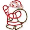 IG Design Multicolored Lit Santa Silhouette Window Decoration 23 In. -Roman Shop aa8ccc08 dc30 42d6 a8e2 1e05a253ab63