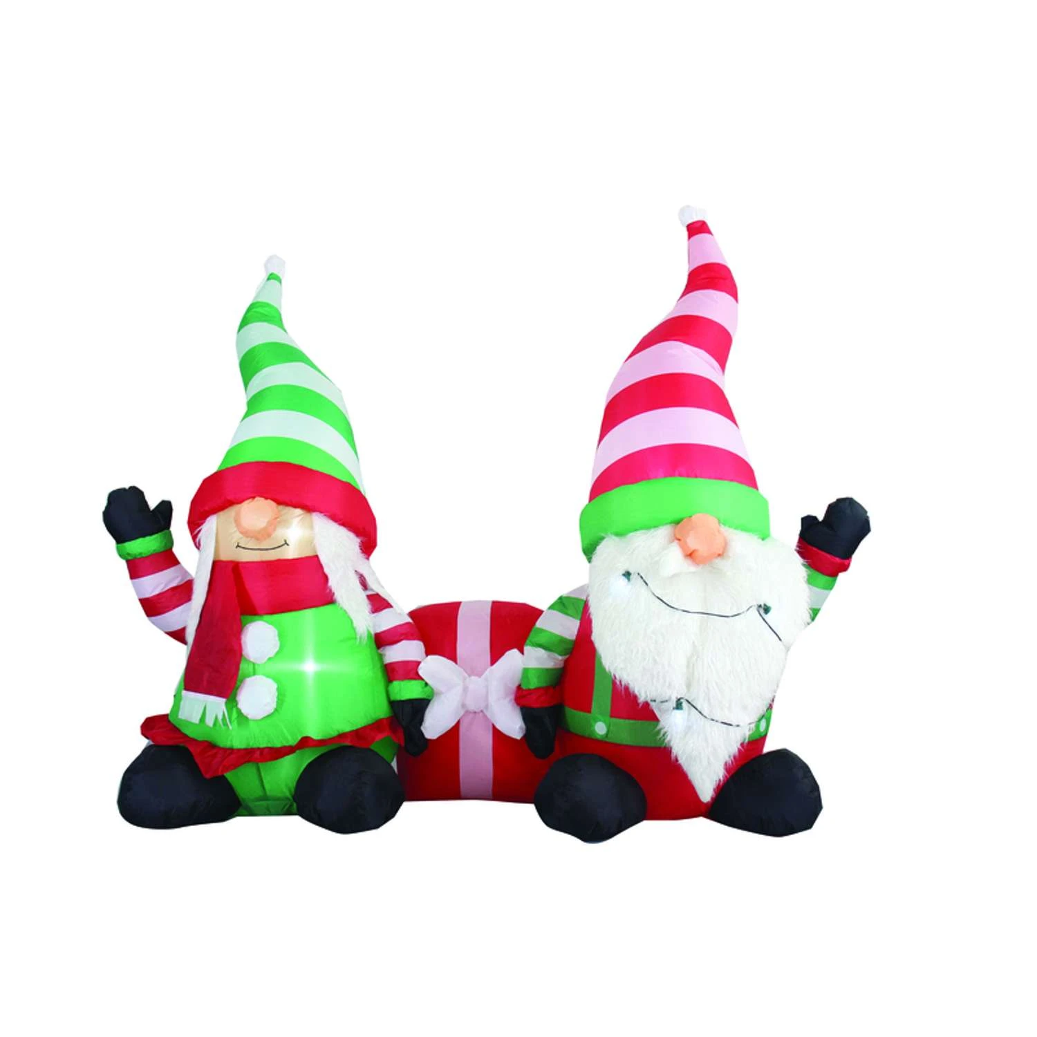 Celebrations Gnome Couple 5 Ft. Inflatable 3 Celebrations Gnome Couple 5 Ft. Inflatable