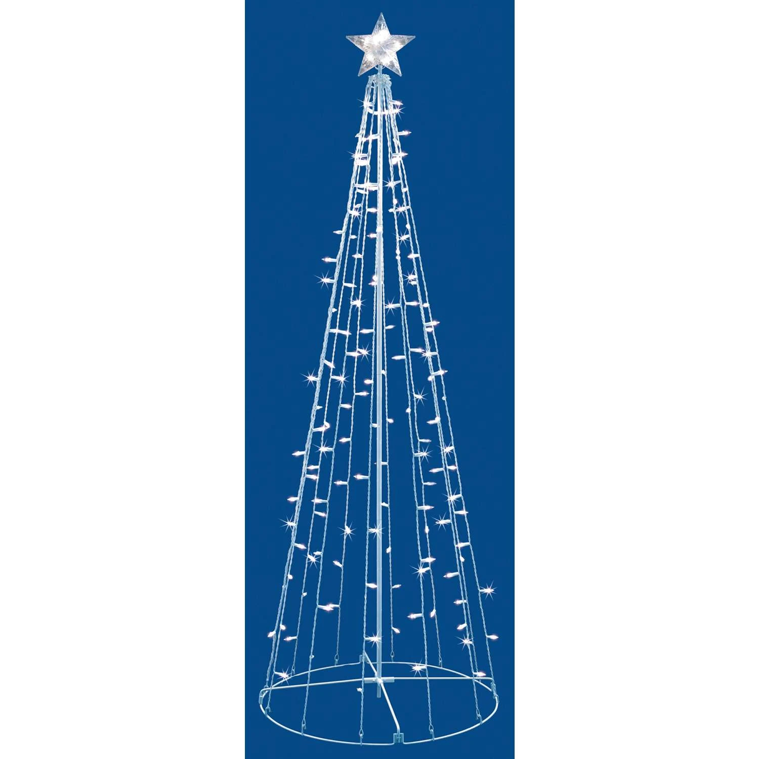 Sienna Incandescent Clear Twinkle String Tree 84 In. Yard Decor 3 Sienna Incandescent Clear Twinkle String Tree 84 In. Yard Decor