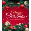 Celebrations Merry Christmas And Happy New Year 7 Ft. X 8 Ft. Garage Door Cover -Roman Shop c4fffa36 41cb 42e3 ba0f d3ccc03859ed