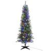 Celebrations 7 Ft. Pencil LED 250 Ct Vintage Color Changing Christmas Tree -Roman Shop c51f70c3 e477 44c3 8221 3635668923ac