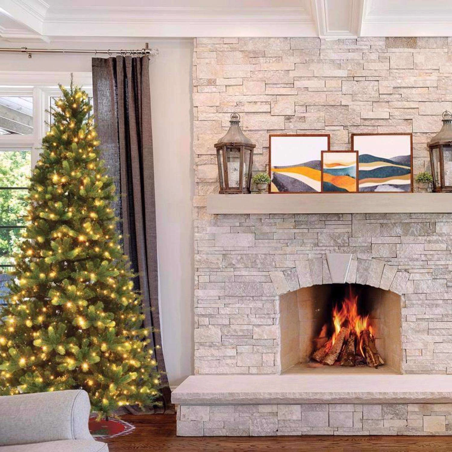 Celebrations 9 Ft. Full LED 1000 Ct Grand Illume Color Changing Christmas Tree 5 Celebrations 9 Ft. Full LED 1000 Ct Grand Illume Color Changing Christmas Tree - Image 3