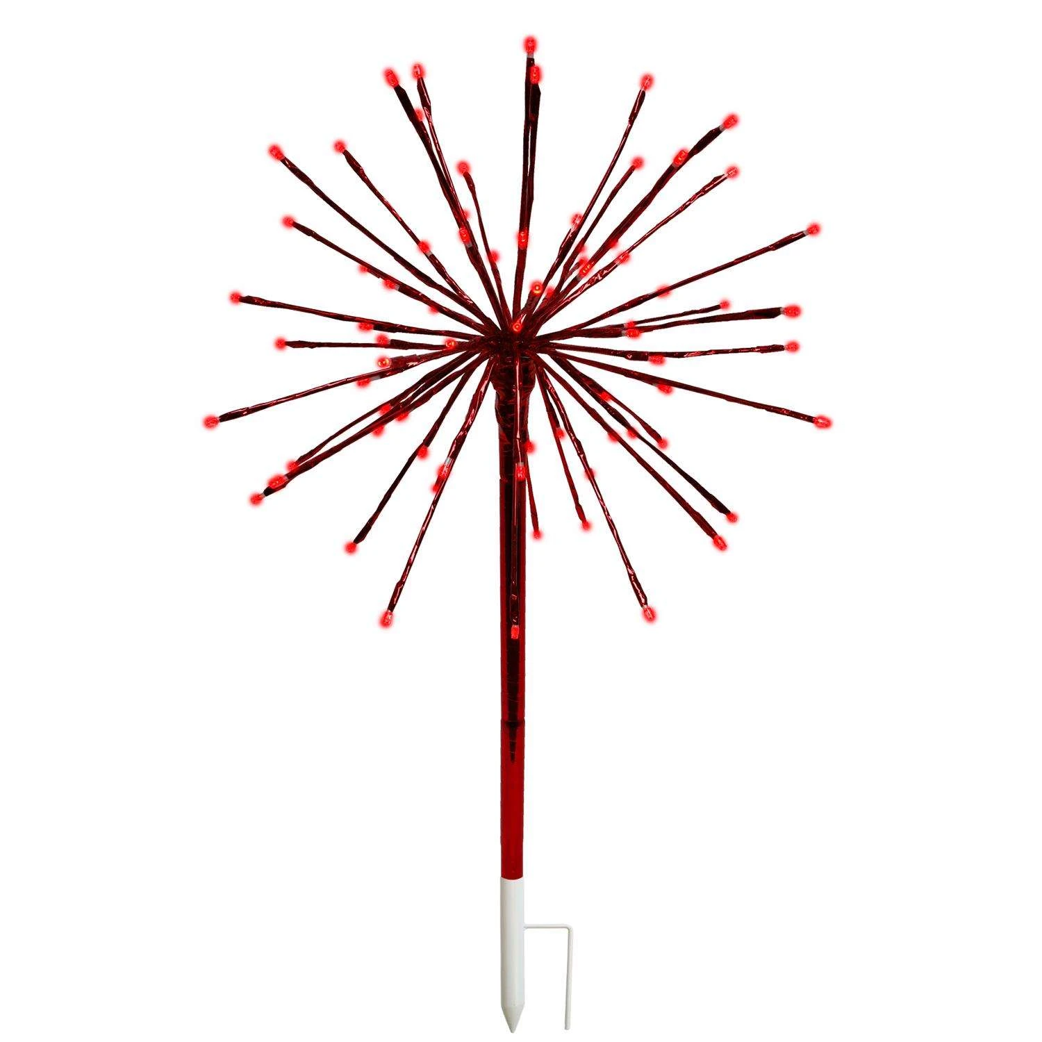 Celebrations LED Red 3-in-1 Radiant Blast 16 In. Pathway Decor 5 Celebrations LED Red 3-in-1 Radiant Blast 16 In. Pathway Decor - Image 3