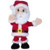 Gemmy Multicolored Hands In The Air Dancing Santa Animated Decor 14.57 In. -Roman Shop d090a7fd 4a5f 4195 b5e6 969a92788a93