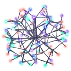 Holiday Bright Lights LED M5 Multicolored 64 Ct Christmas Lights